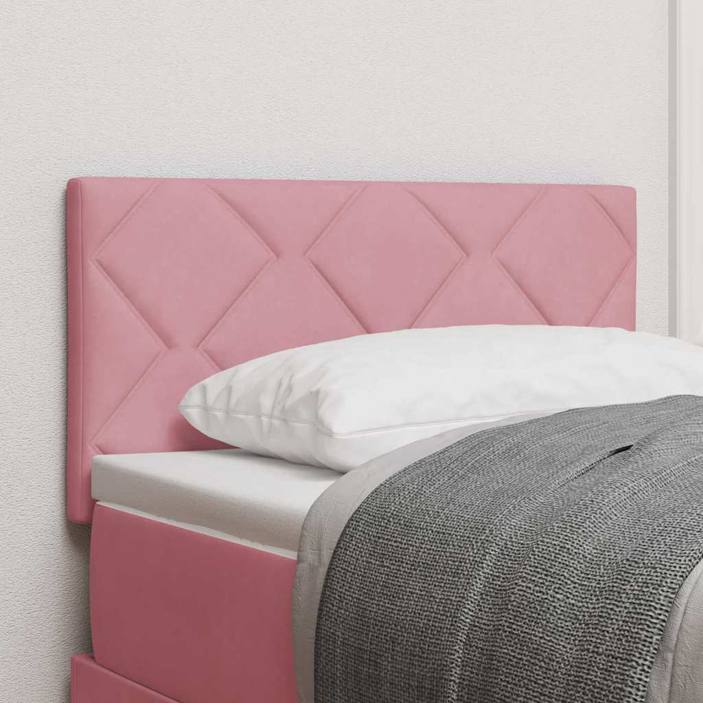 Fejtámla Rózsaszín 80 cm Bársony