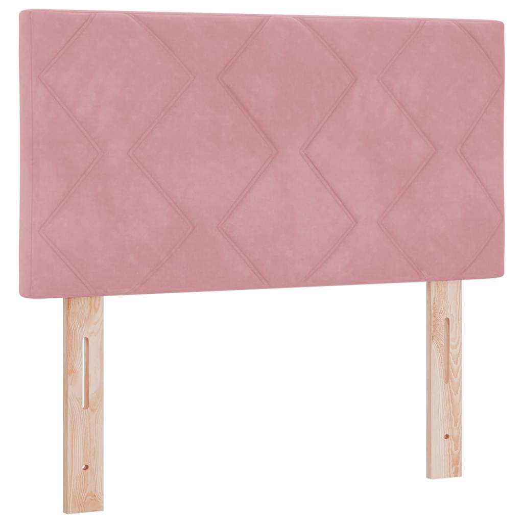 Fejtámla Rózsaszín 80 cm Bársony