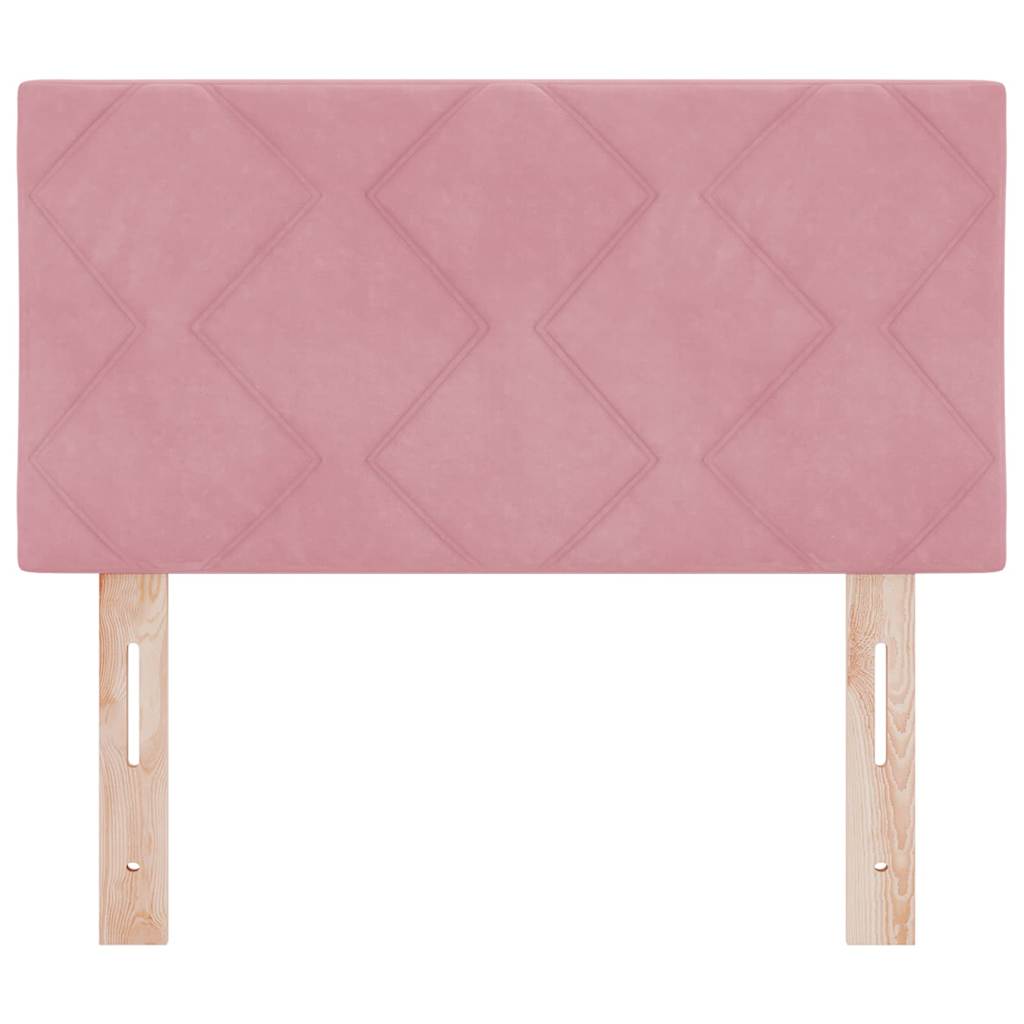 Fejtámla Rózsaszín 80 cm Bársony