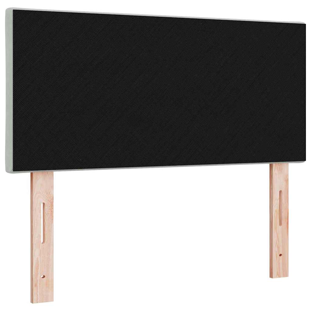 Fejtámla Világosszürke 90 cm Bársony