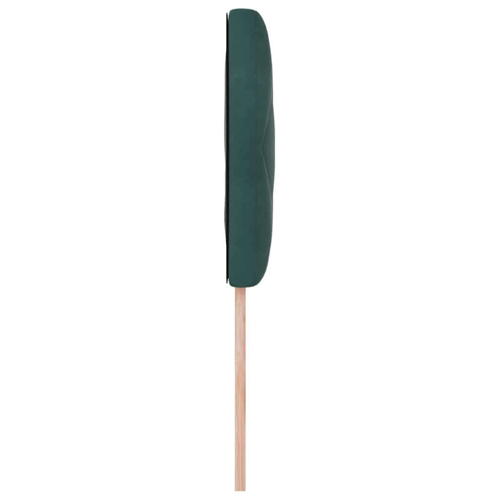 Fejtámla Sötétzöld 90 cm Bársony