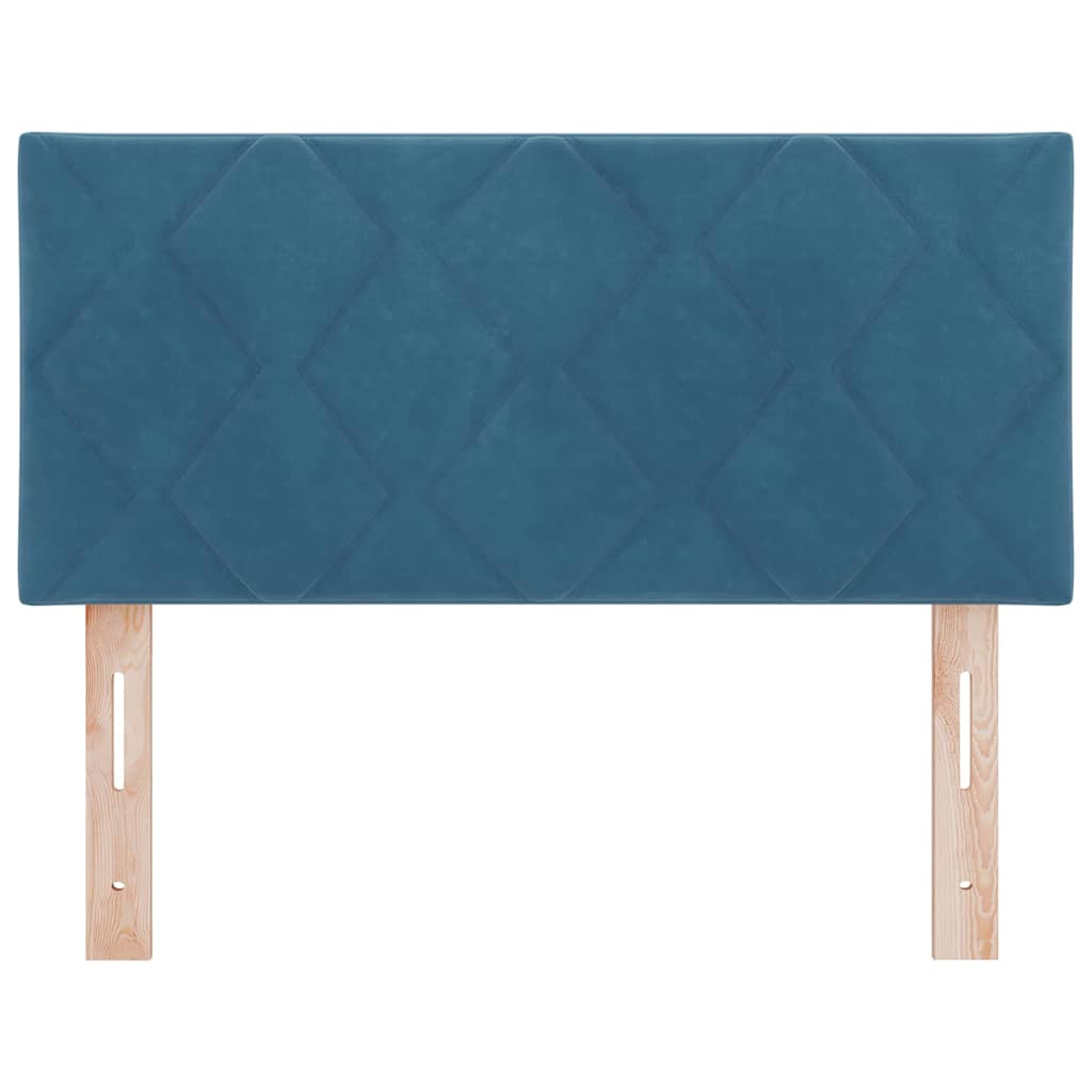 Fejtámla Sötét kék 90 cm Bársony