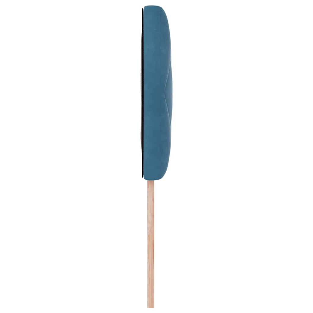 Fejtámla Sötét kék 90 cm Bársony
