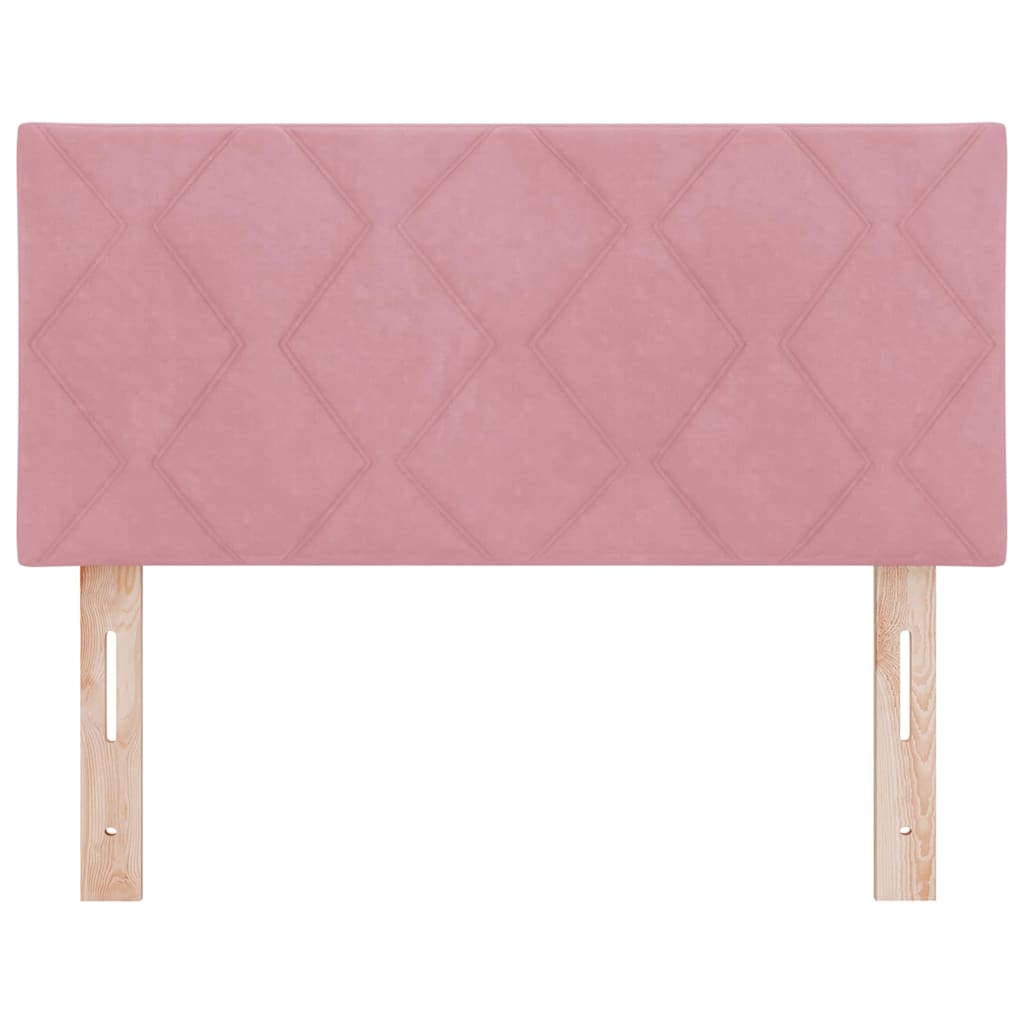 Fejtámla Rózsaszín 90 cm Bársony