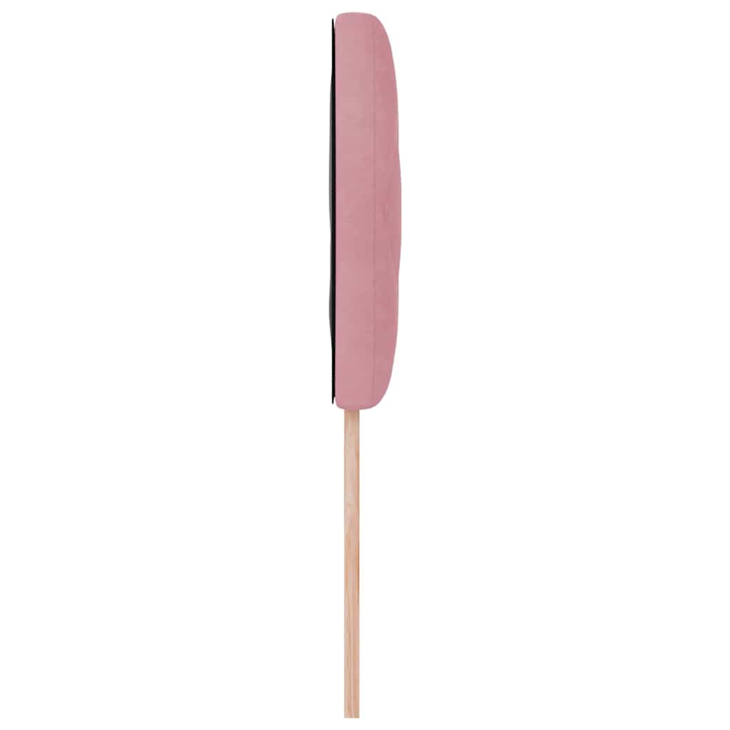 Fejtámla Rózsaszín 100 cm Bársony