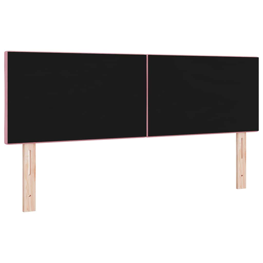 Fejtámla Rózsaszín 144 cm Bársony
