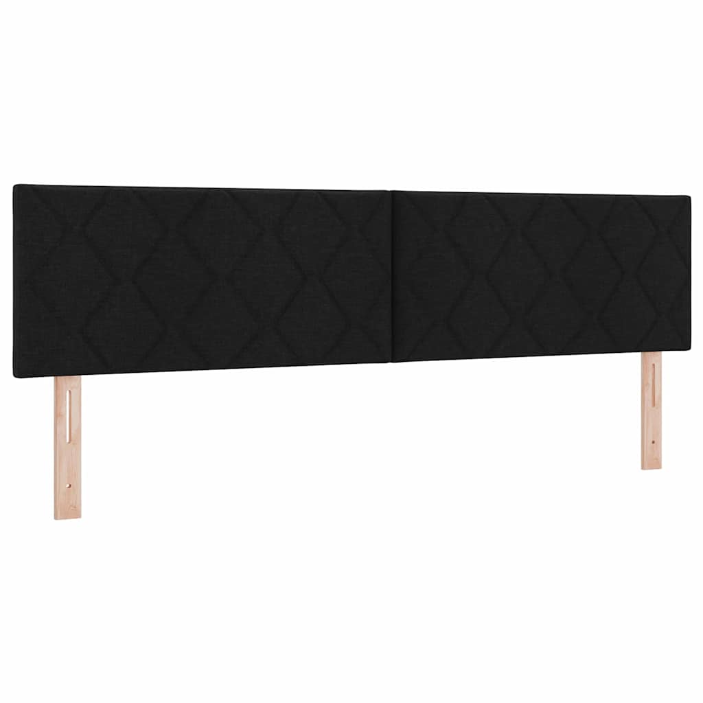 Fejtámla Fekete 180 cm szövet