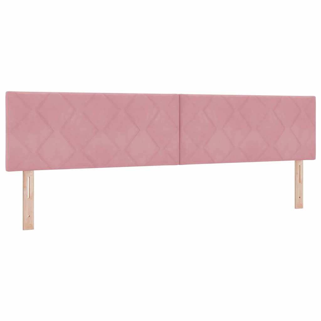 Fejtámla Rózsaszín 200 cm Bársony