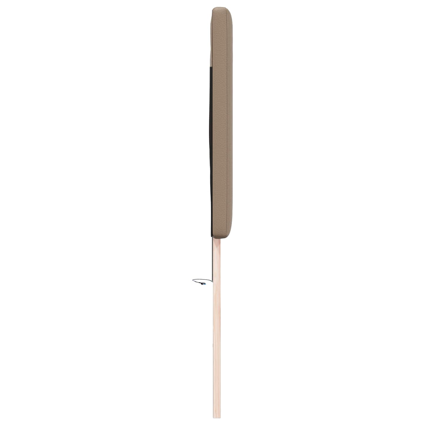 LED ágytámla Cappuccino 200 cm Műbőr