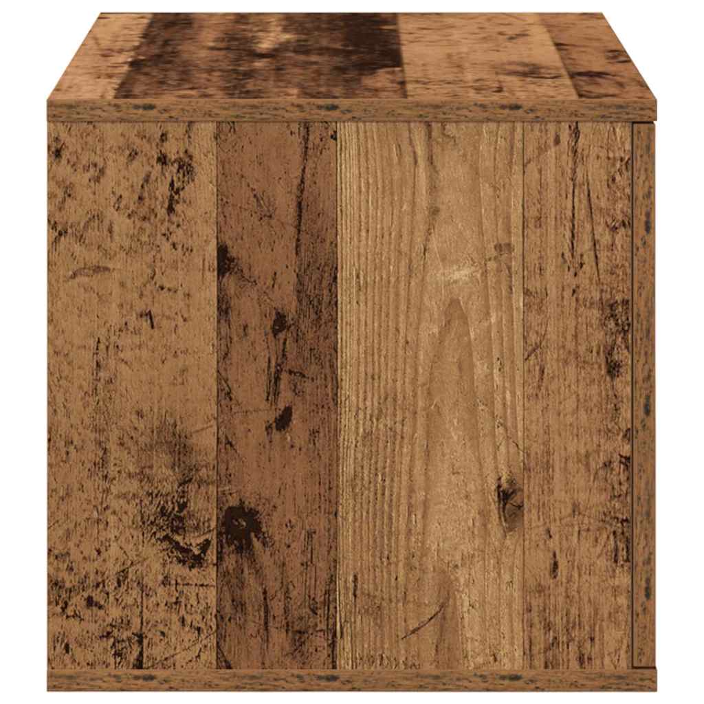 Tárolószekrény 2 db Öreg fa 118 x 41 x 40 cm Szerelt Fa