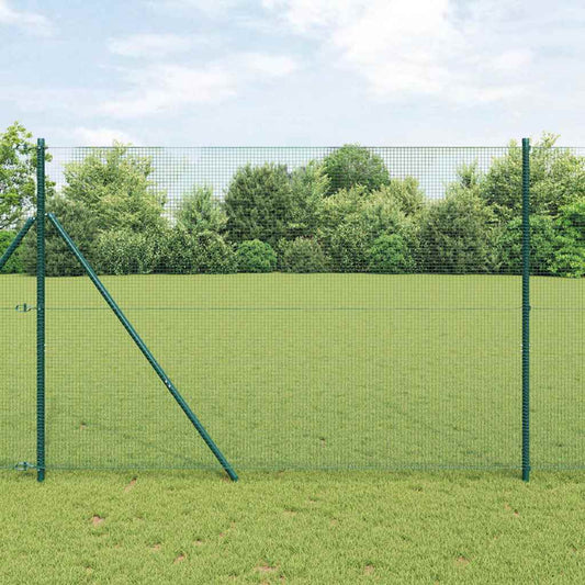 Hegesztett Drótháló Kerítés 2500 x 150 cm Zöld