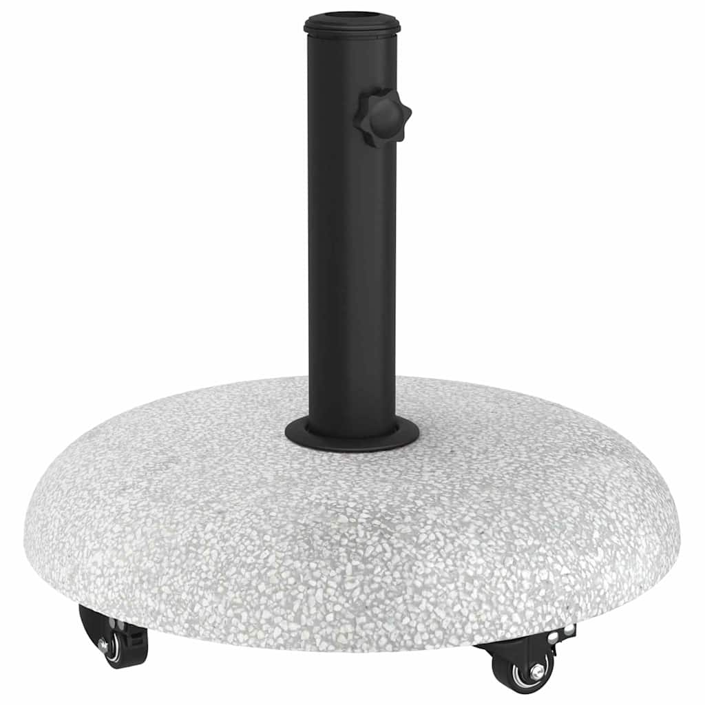 Napernyőtalp 21kg Világosszürke Beton Kerek