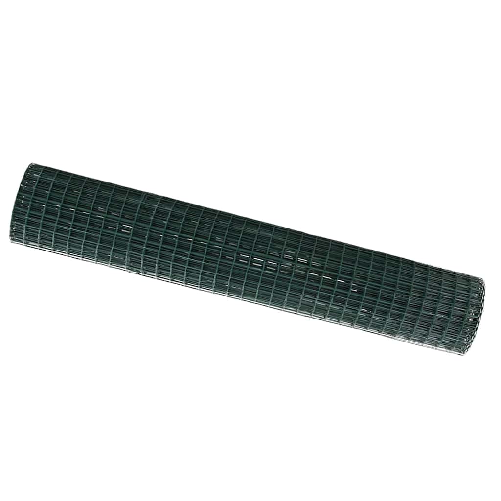 Európai Kerítés Zöld 1,6 x 10 m PVC-bevonatú vas