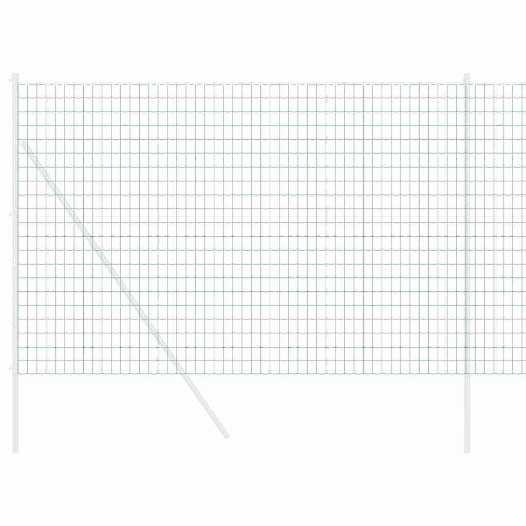 Európai Kerítés Zöld 1,6 x 10 m PVC-bevonatú vas