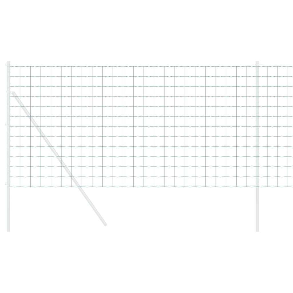 Európai Kerítés Zöld 1,4 x 10 m PVC-bevonatú vas