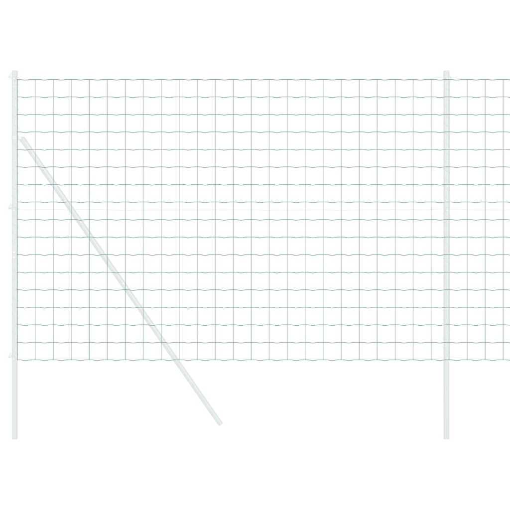 Európai Kerítés Zöld 1.6 x 10m PVC-bevonatú vas
