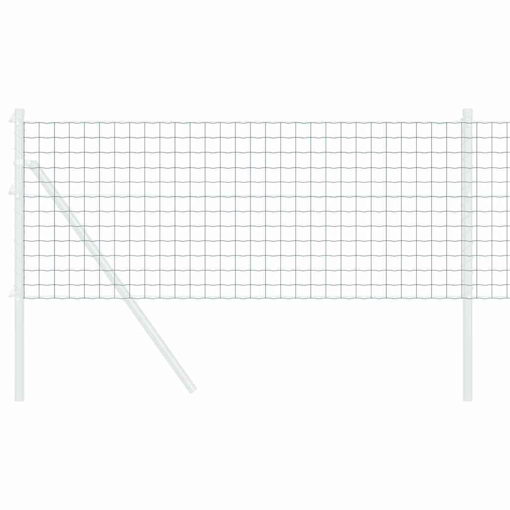 Európai Kerítés Zöld 0,6 x 25 m PVC-bevonatú vas