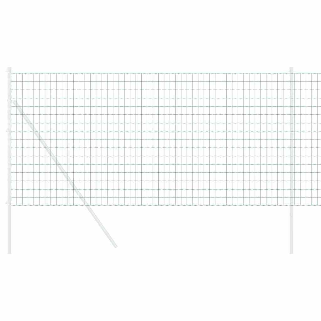 Európai Kerítés Zöld 1,2 x 25 m PVC-bevonatú vas