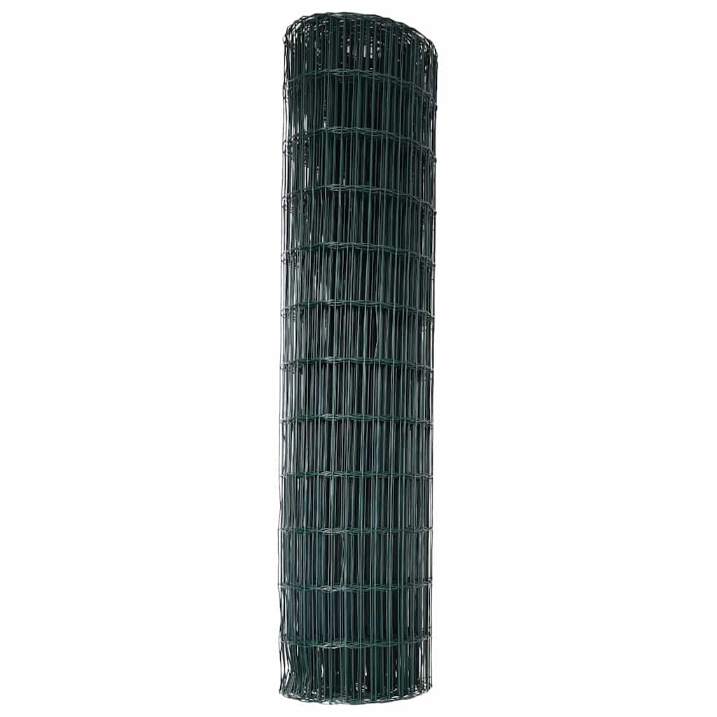 Európai Kerítés Zöld 1,2 x 25 m PVC-bevonatú vas