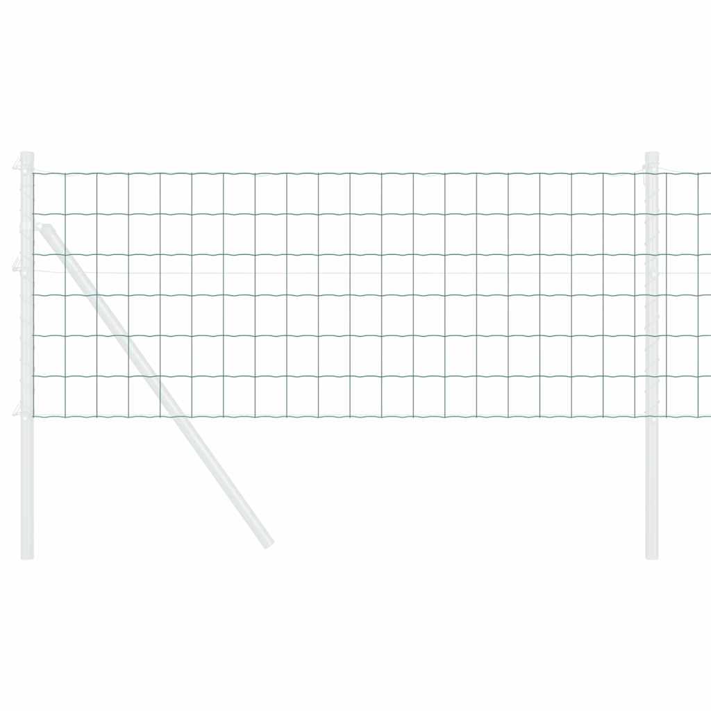 Európai Kerítés Zöld 0,4 x 25 m PVC-bevonatú vas
