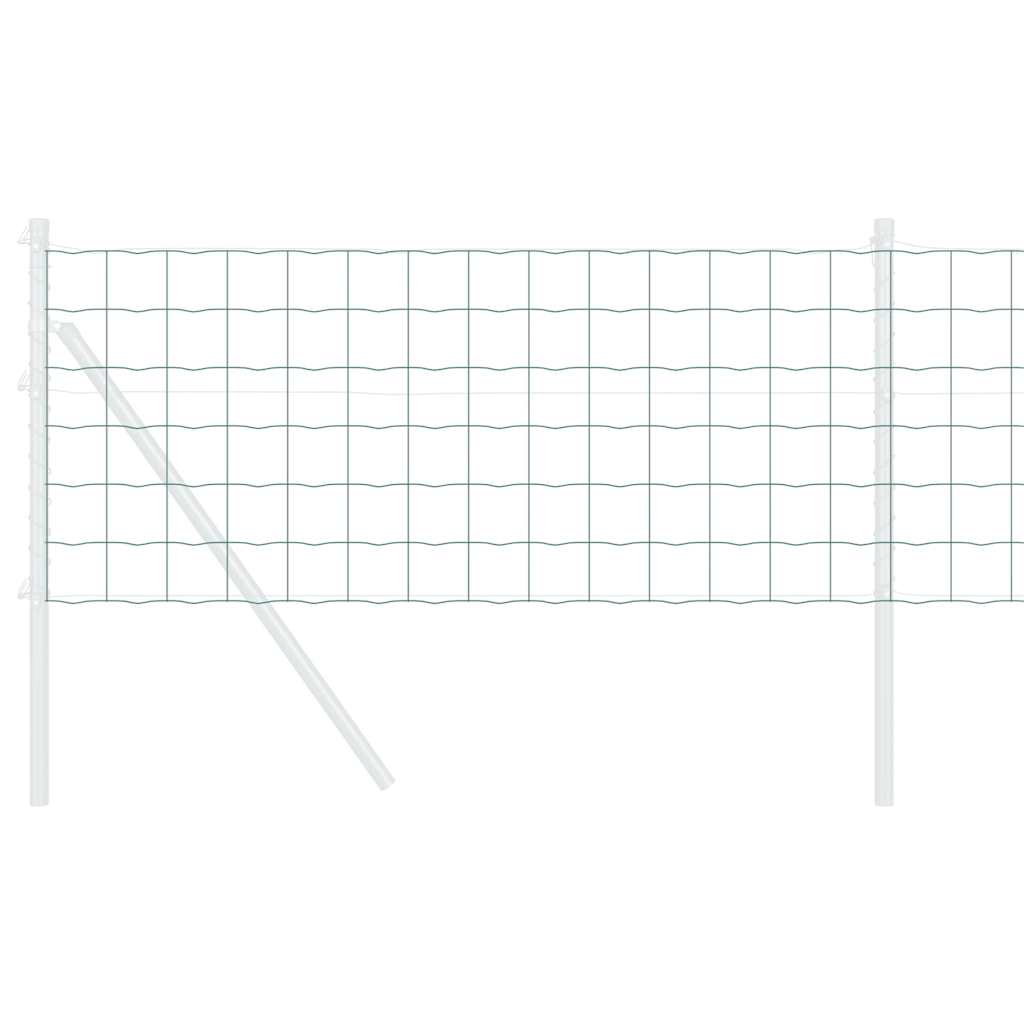 Európai Kerítés Zöld 0,6 x 50 m PVC-bevonatú vas