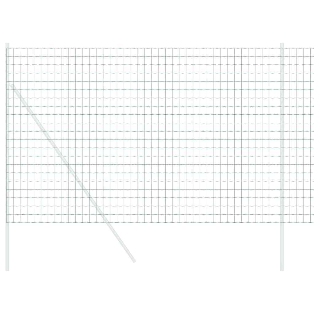 Európai Kerítés Zöld 1,6 x 10 m PVC-bevonatú vas