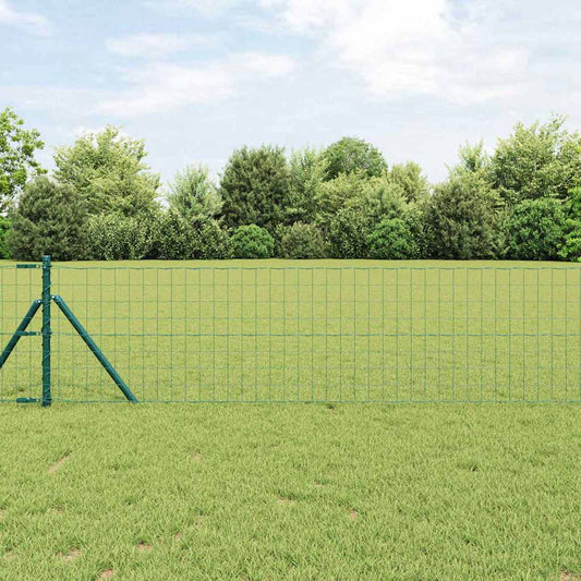 Európai Kerítés 0,4 x 25 m PVC-bevonatú vas Zöld