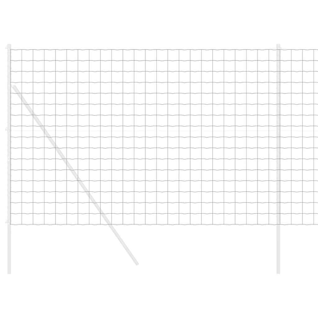 Európai Kerítés Szürke 1,6 x 10 m PVC-bevonatú vas