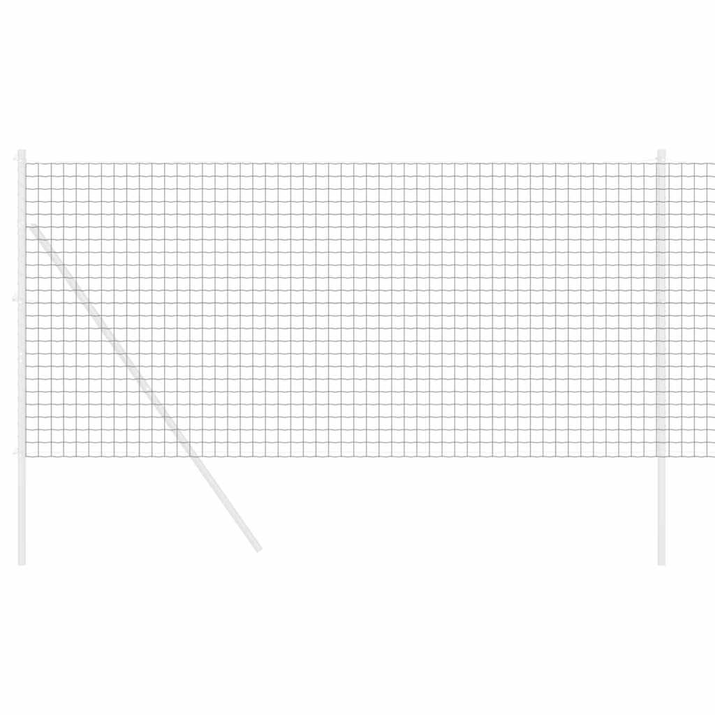Európai Kerítés Szürke 1 x 25 m PVC-bevonatú vas