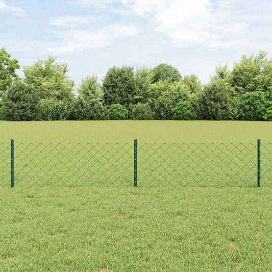 Láncvég kerítés oszloppal 10 x 0,4 m (Sz x Mg)