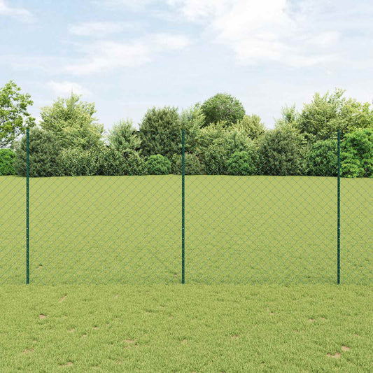 Láncvég kerítés oszloppal 10 x 1,5 m (Sz x M)