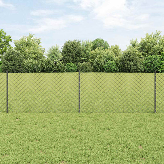 Láncvég kerítés oszloppal 10 x 0,6 m (Sz x M)