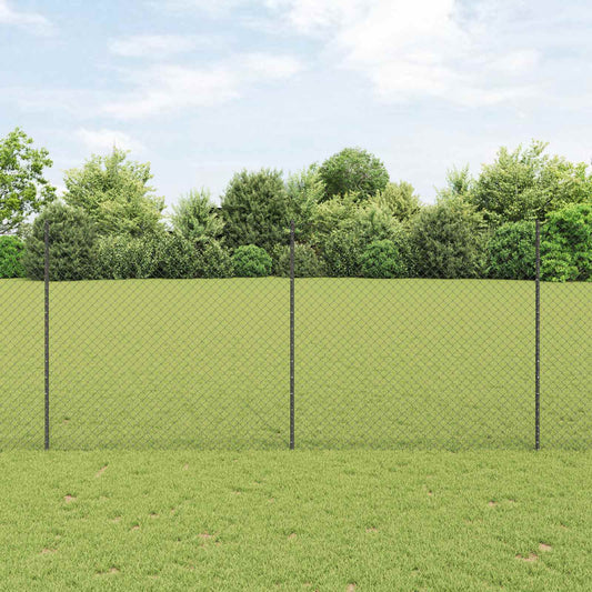 Láncvég kerítés oszloppal 10 x 1,4 m (Sz x Ma)
