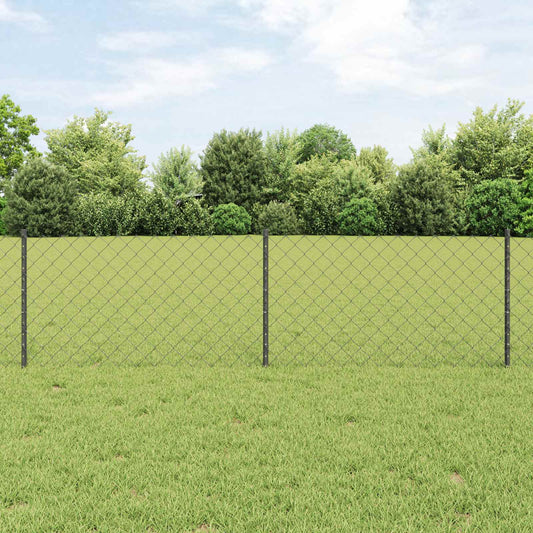 Láncvég kerítés oszloppal 10 x 0,6 m (Sz x M)