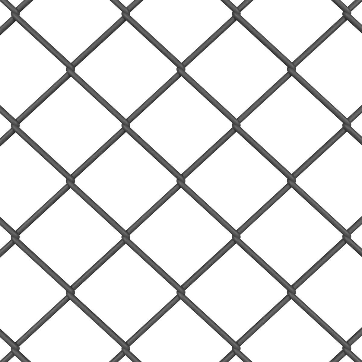Lánccelpes kerítés oszloppal 25 x 1,2 m PVC-bevonatos acél Háló