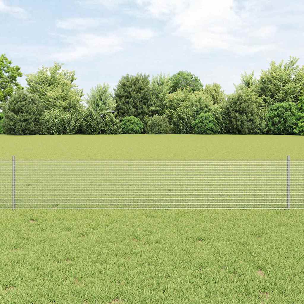 Hegesztett drótkerítés oszlopokkal 10 x 0,4 m Horganyzott Acél