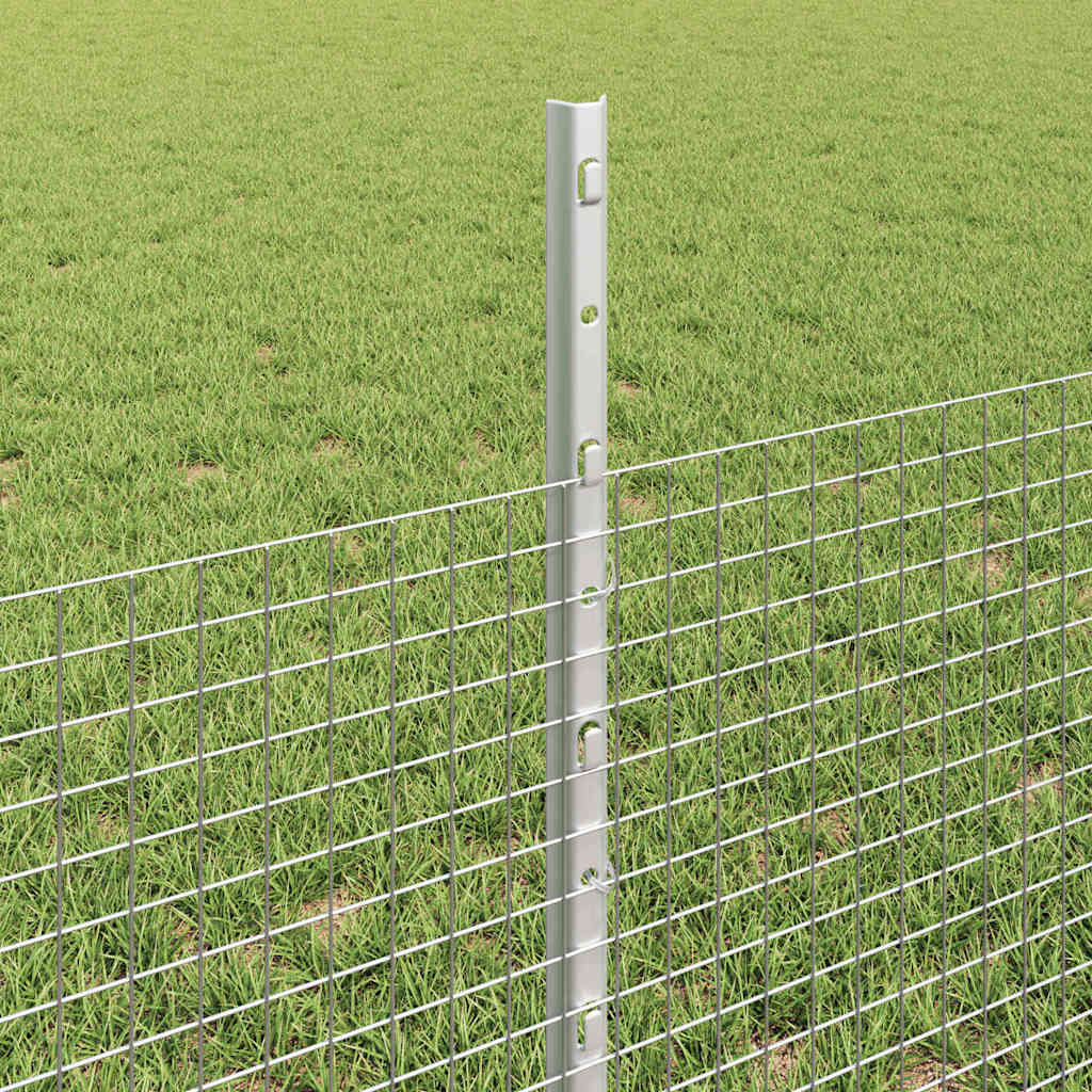 Hegesztett drótkerítés oszlopokkal 10 x 0,5 m Horganyzott Acél