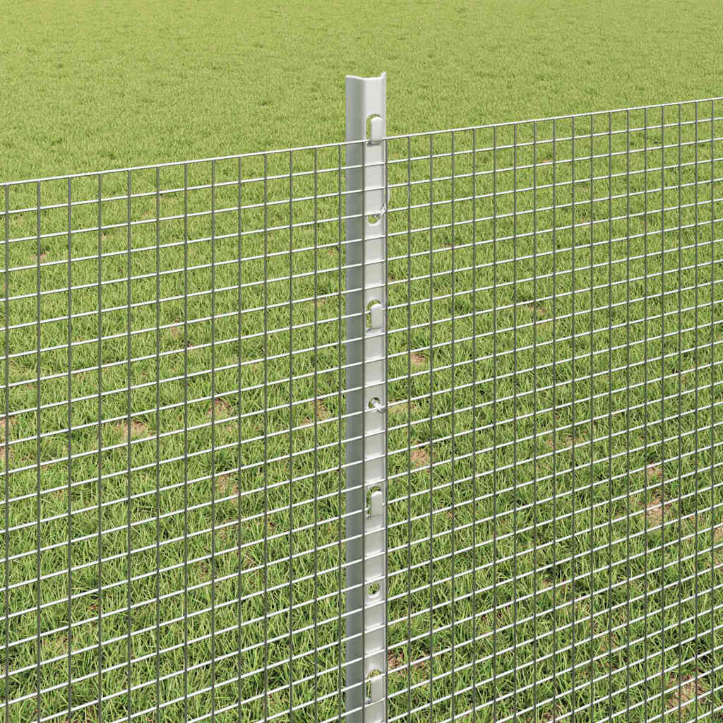 Hegesztett drótkerítés oszlopokkal 10 x 0,8 m Horganyzott Acél