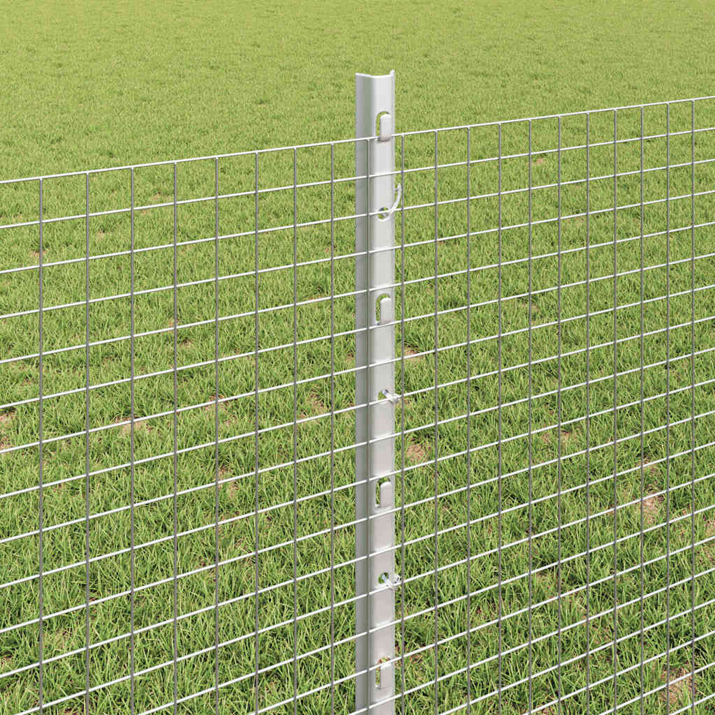 Hegesztett drótkerítés oszlopokkal 10 x 0,8 m Horganyzott Acél