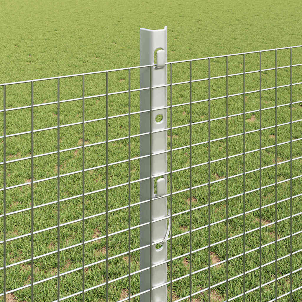 Hegesztett drótkerítés oszlopokkal 10 x 1,2 m Horganyzott Acél