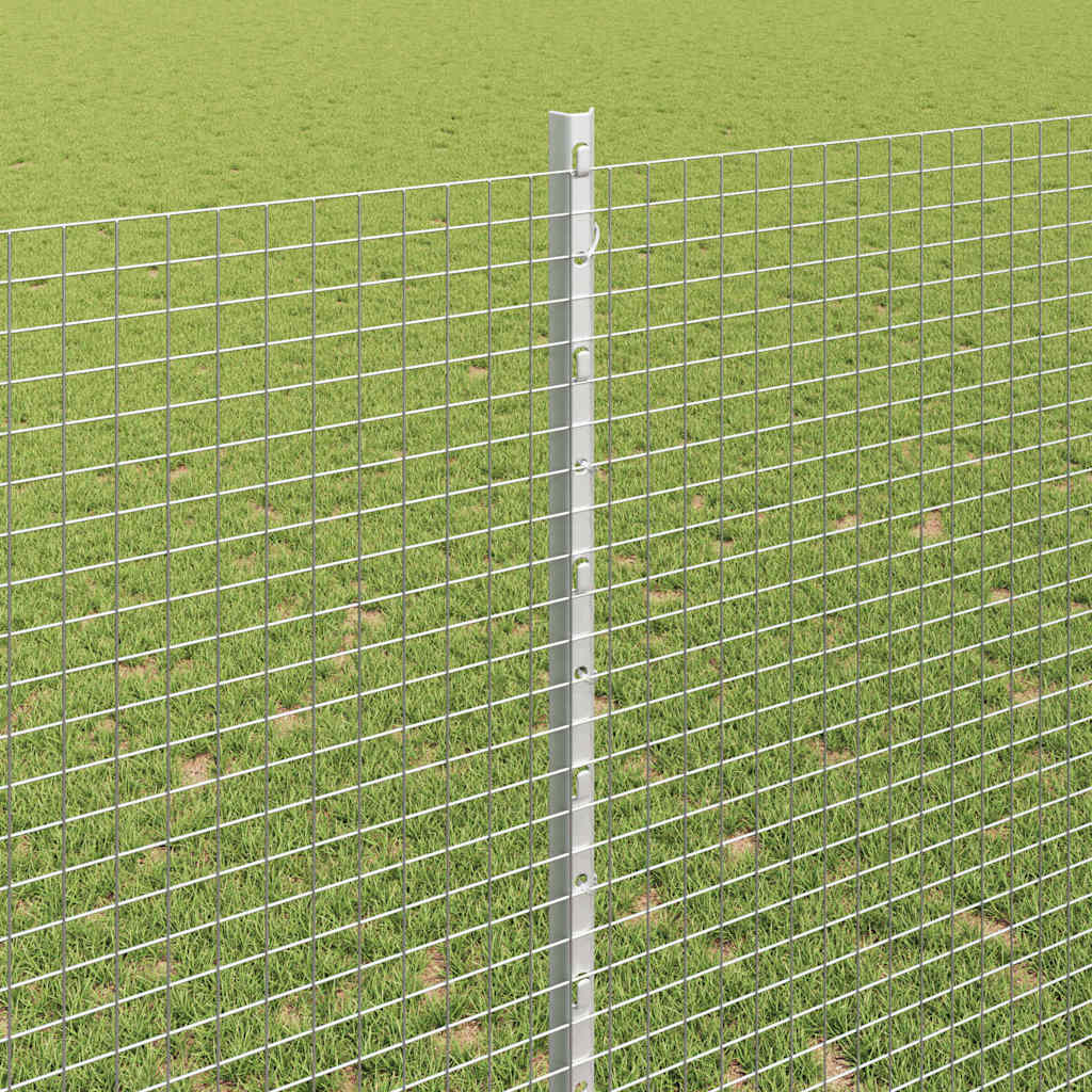 Hegesztett drótkerítés oszlopokkal 10 x 1,4 m Horganyzott Acél