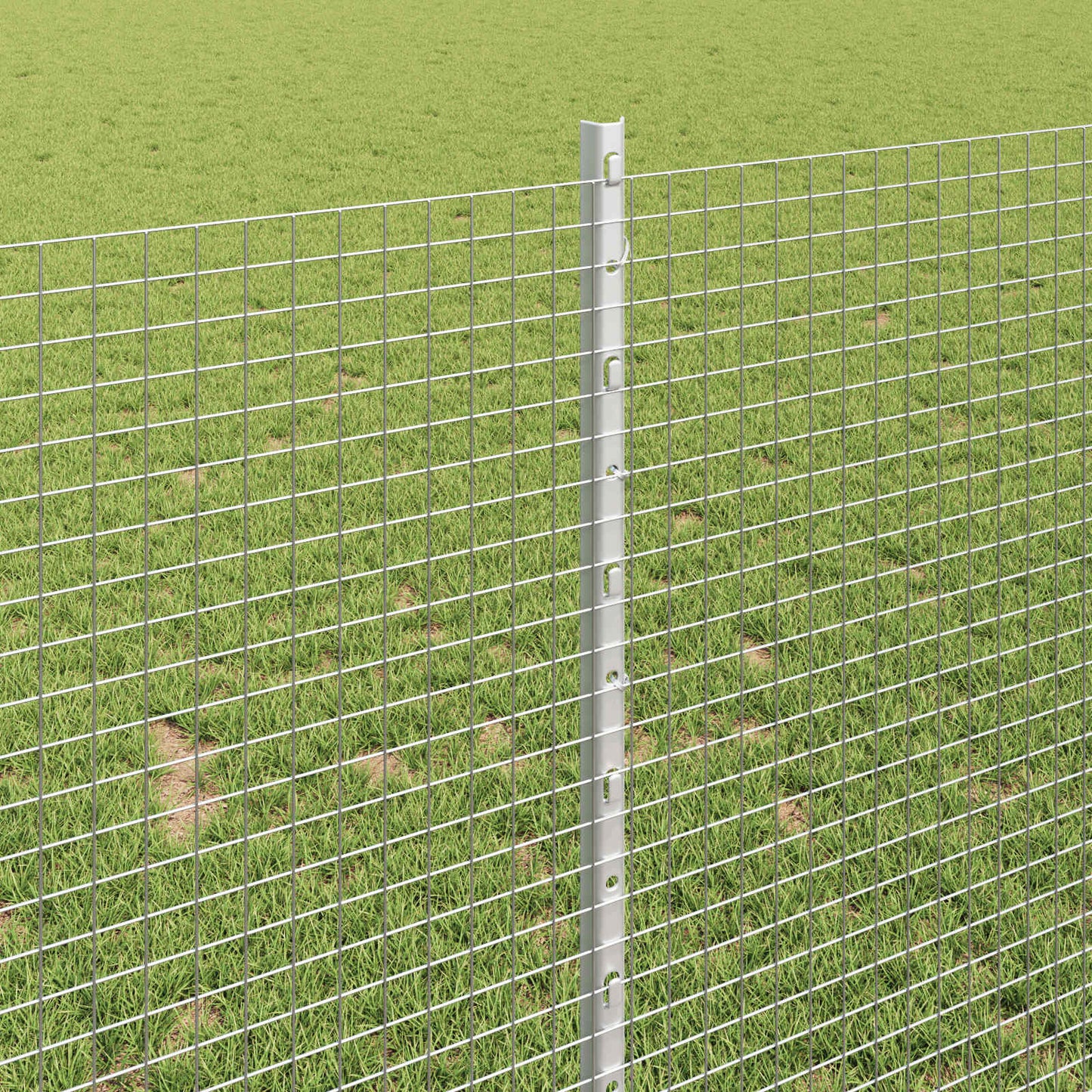 Hegesztett drótkerítés oszlopokkal 25 x 1 m Horganyzott Acél