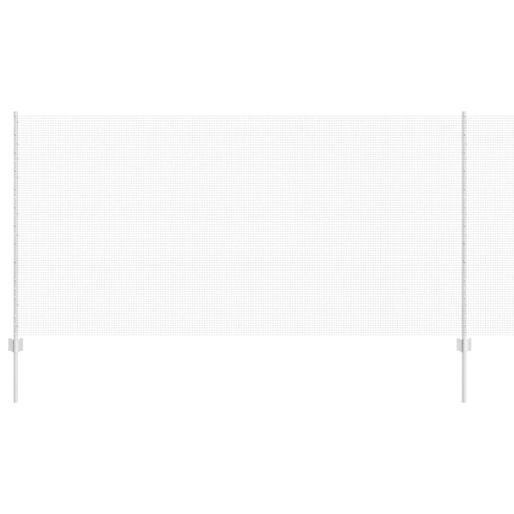 Hegesztett drótkerítés oszlopokkal 25 x 1,2 m Horganyzott Acél