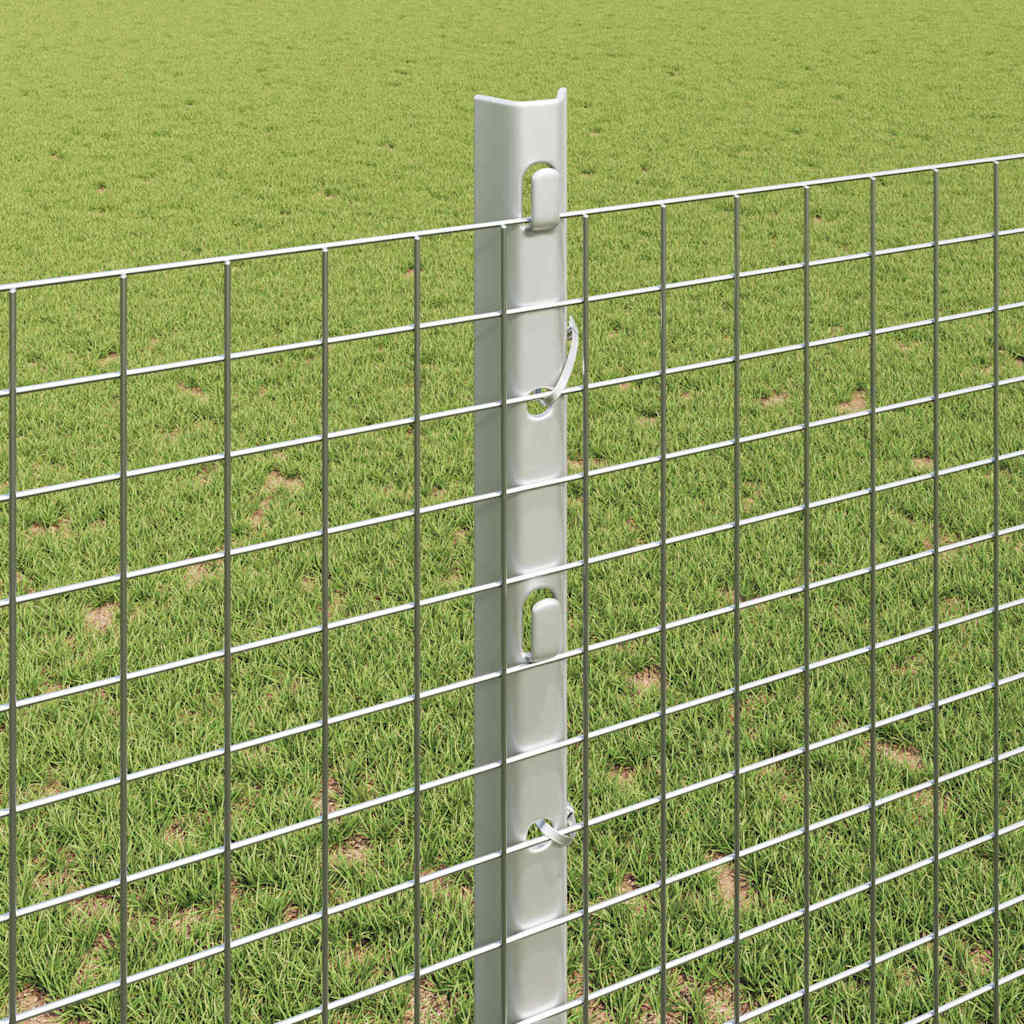 Hegesztett drótkerítés oszlopokkal 25 x 1,2 m Horganyzott Acél