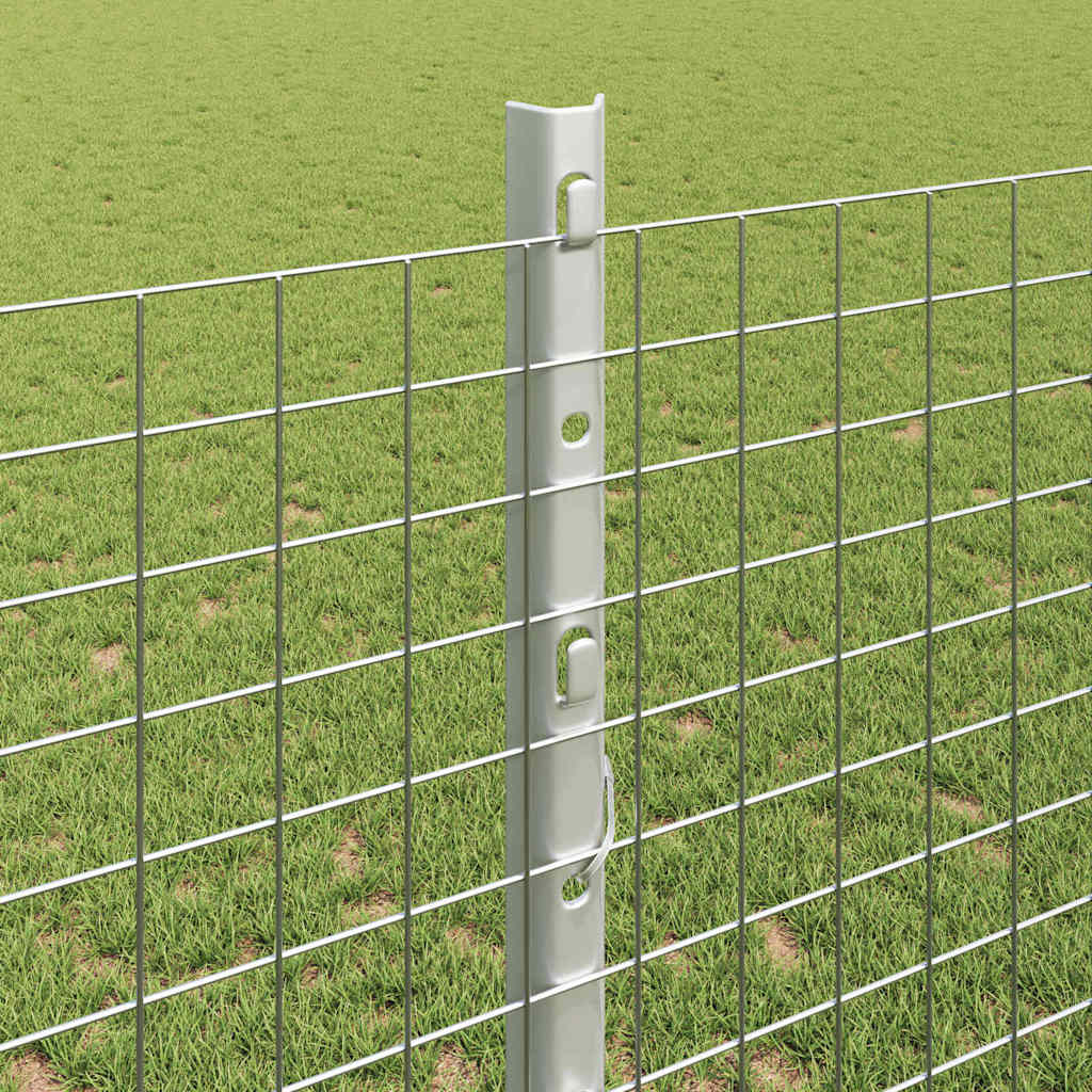 Hegesztett drótkerítés oszlopokkal 25 x 1,2 m Horganyzott Acél