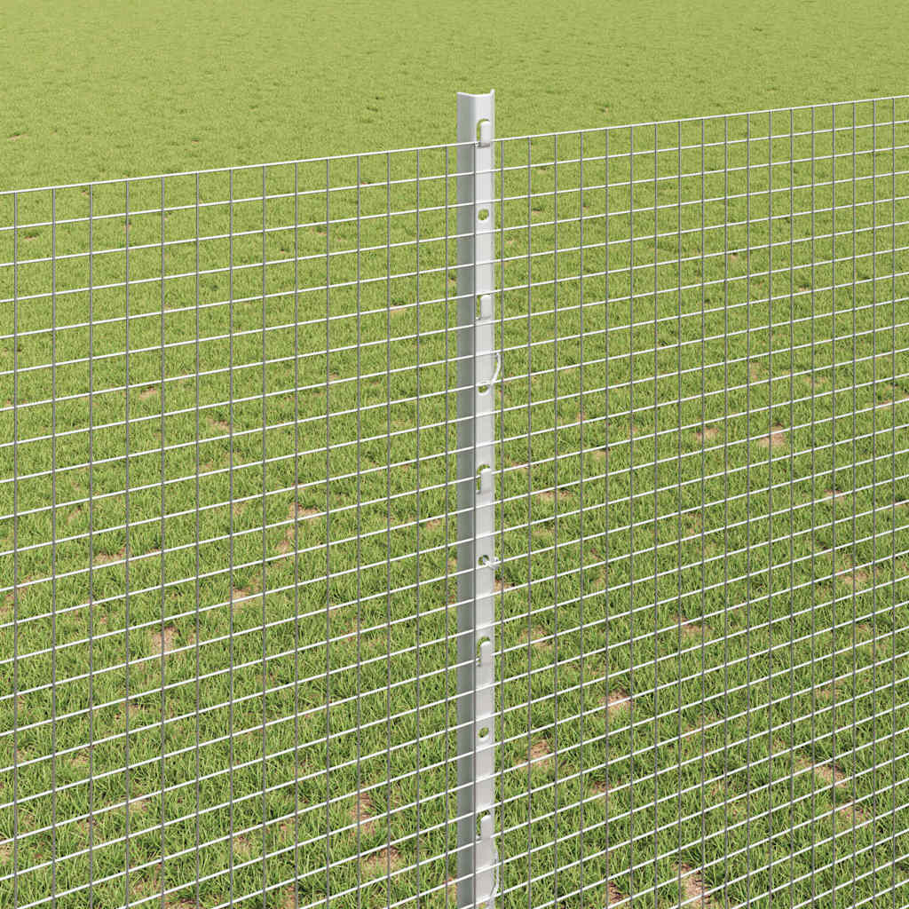 Hegesztett drótkerítés oszlopokkal 25 x 1,4 m Horganyzott Acél