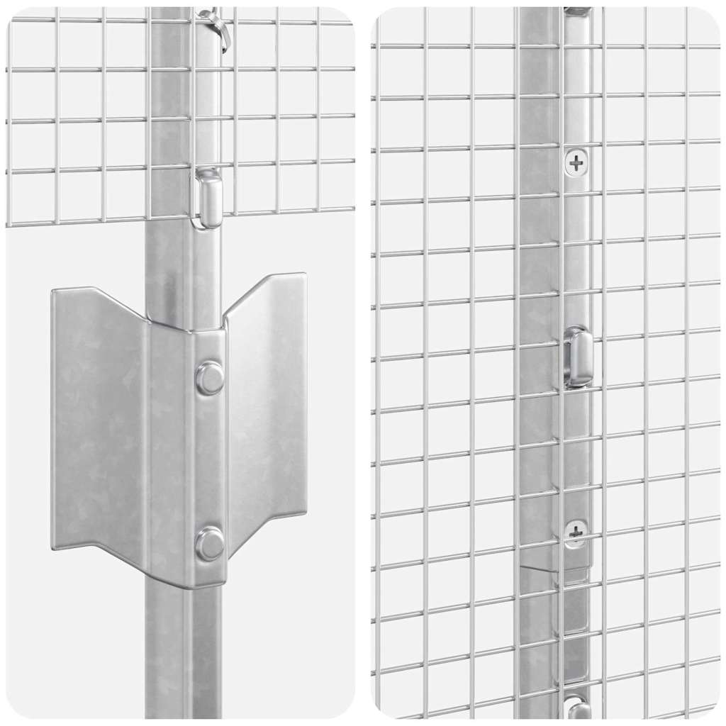Hegesztett drótkerítés oszlopokkal 25 x 1,5 m Horganyzott Acél