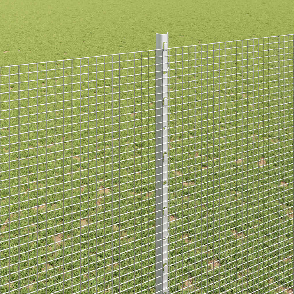 Hegesztett drótkerítés oszlopokkal 25 x 1,5 m Horganyzott Acél