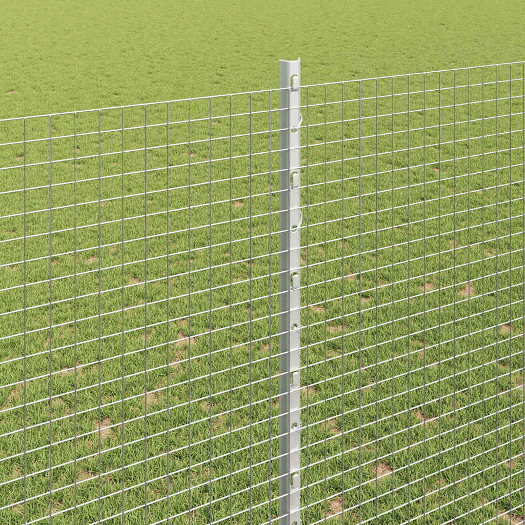 Hegesztett drótkerítés oszlopokkal 25 x 1,5 m Horganyzott Acél