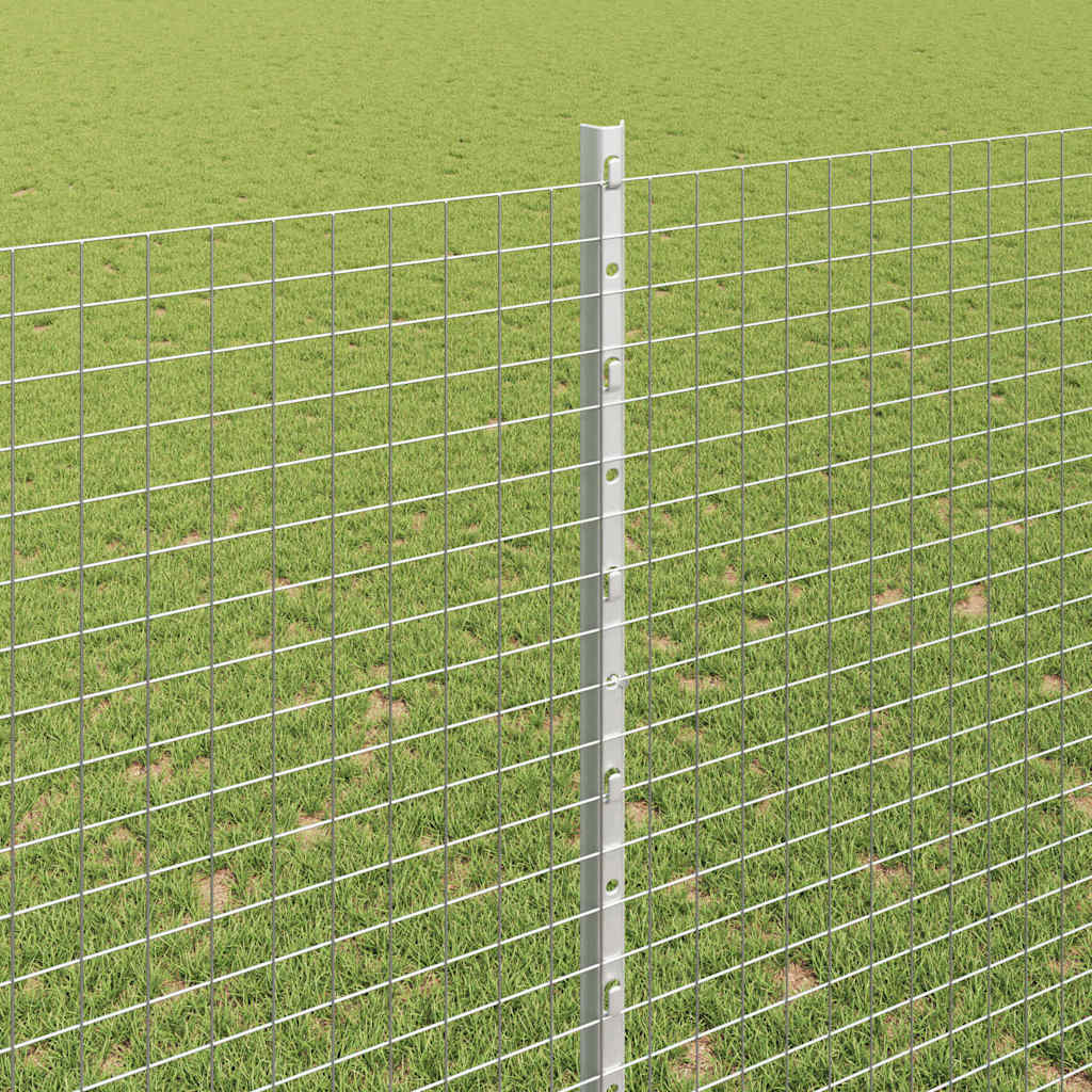 Hegesztett drótkerítés oszlopokkal 25 x 1,5 m Horganyzott Acél